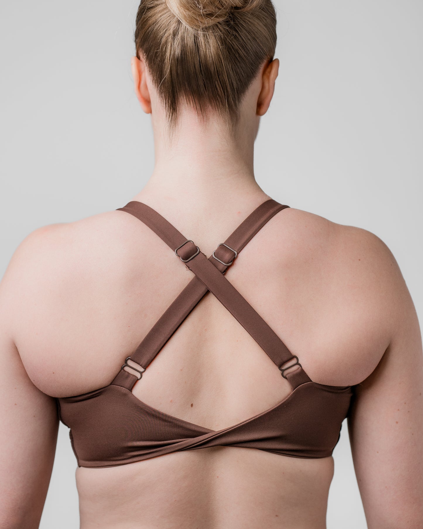 Brown Nursing Sports Bra