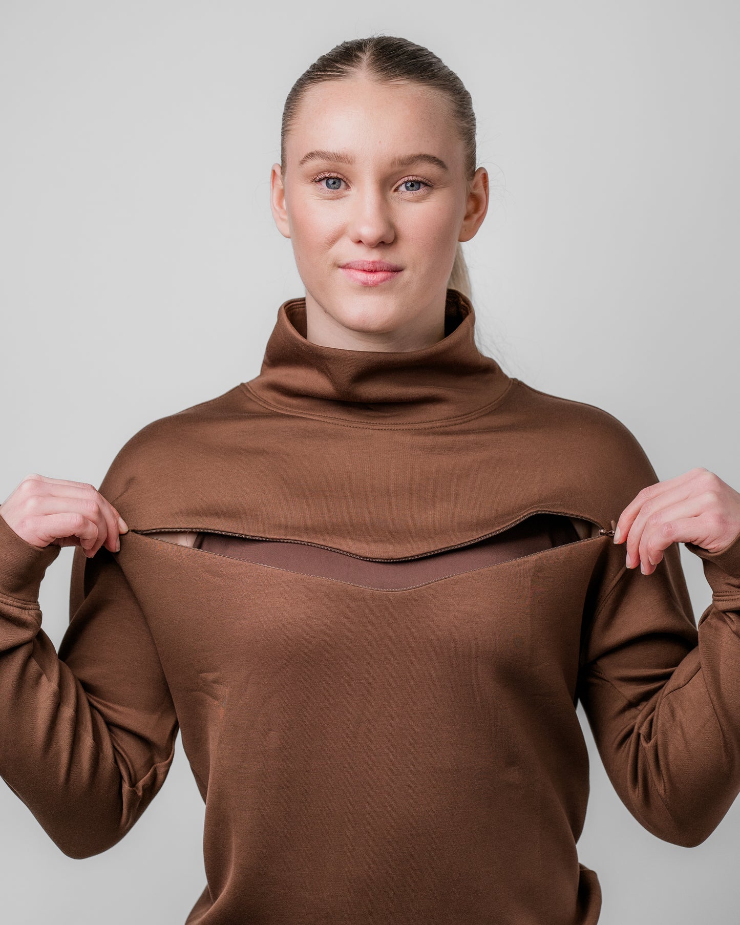 Brown Sweaters