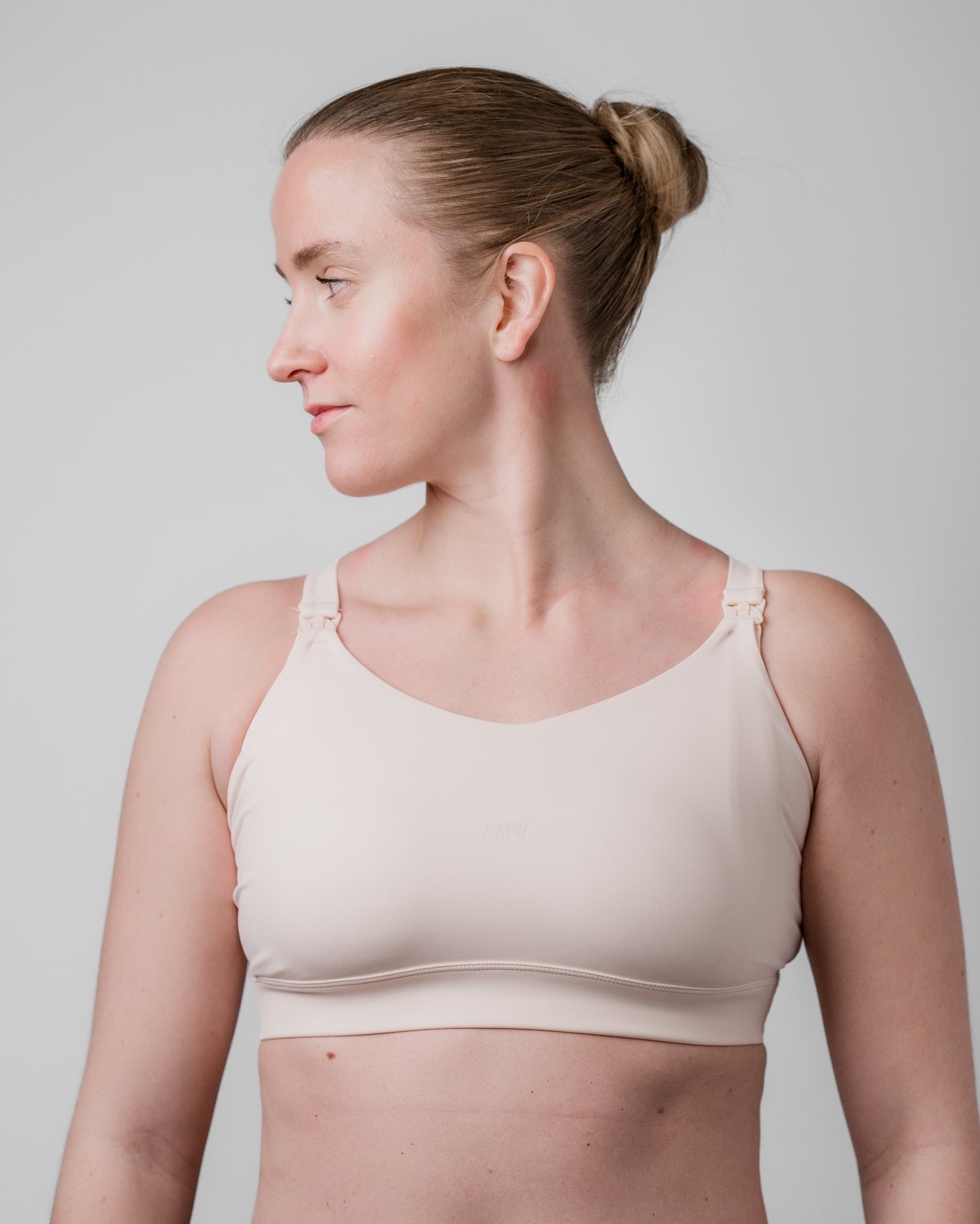 Pink Nursing Sports Bra