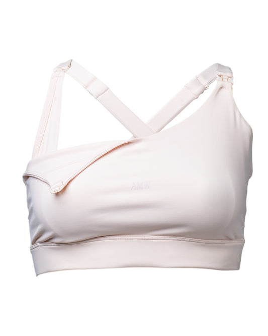 Pink Nursing Sports Bra