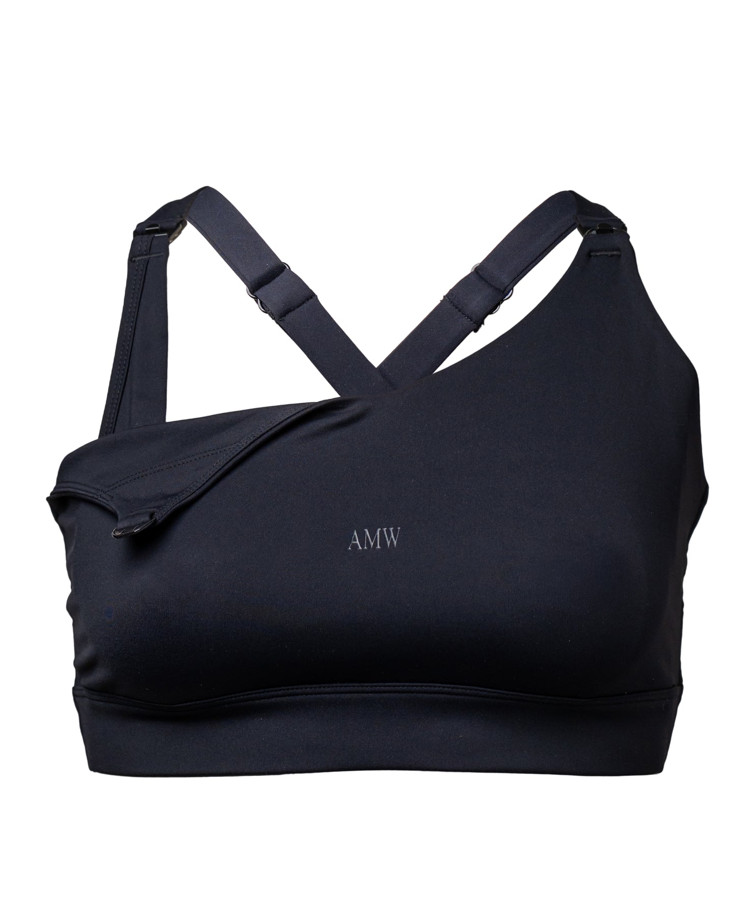 Black Nursing Sports Bra